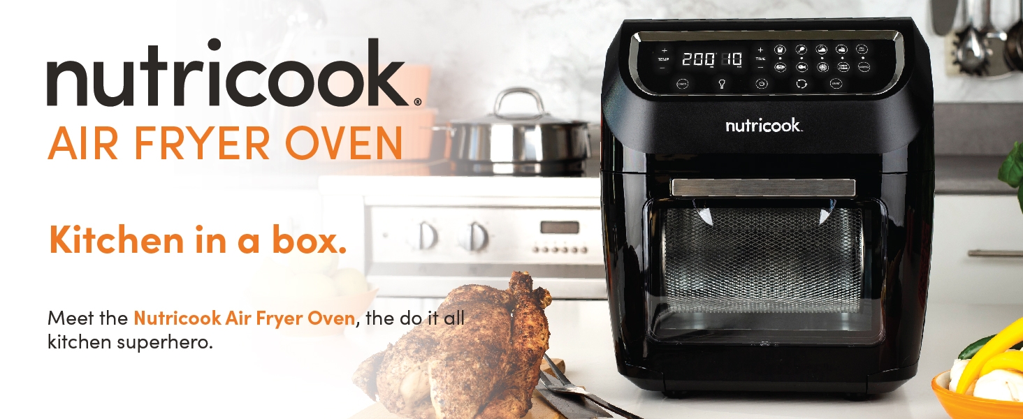 Nutricook 12L Digital Air Fryer Oven - ‎AO112K