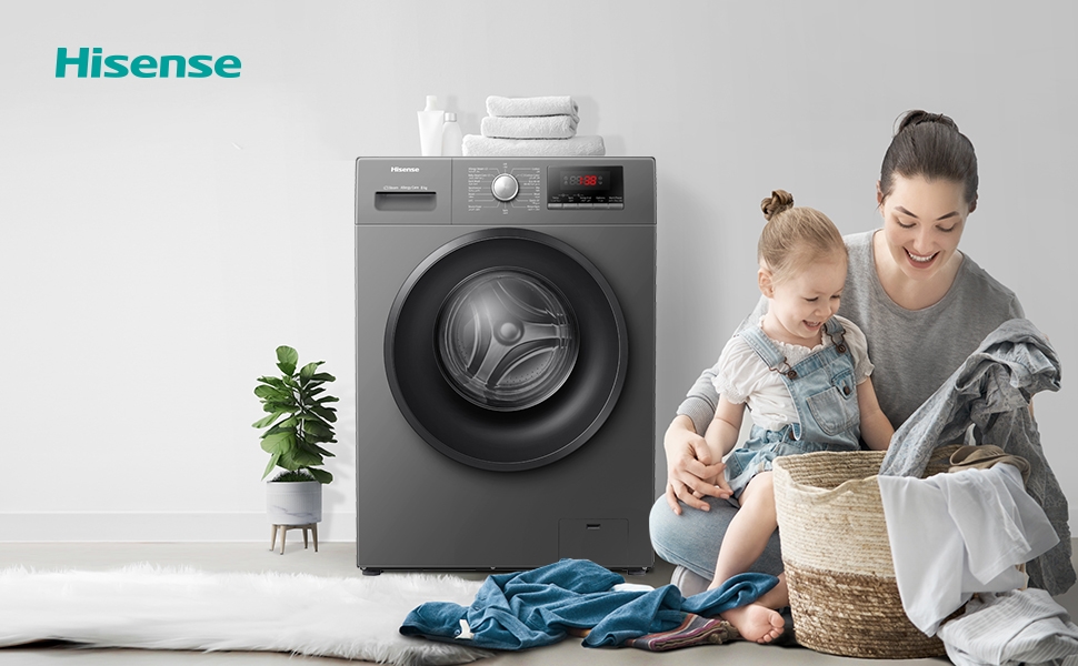 Hisense 8kg Front Load Washing Machine – WFPV8012EMT 