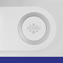 Super-General No-Frost Refrigerator-Freezer Fridge-Freezer Stainless-Steel Side-by-Side
