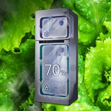 Moisture-Full Freshness all over the fridge