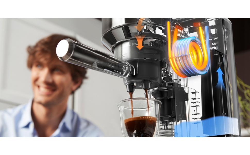 De'Longhi Dedica Manual Espresso Machine - EC685.BK