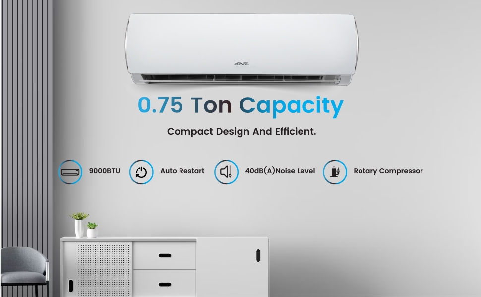 EGNRL 0.75 Ton Split AC