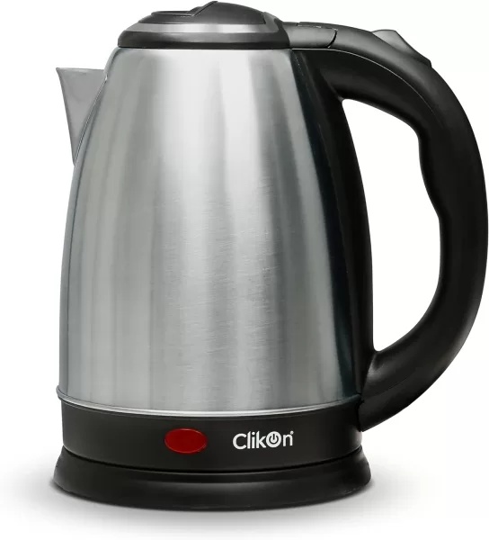 Clikon 1.8L Stainless Steel Cordless Electric Kettle