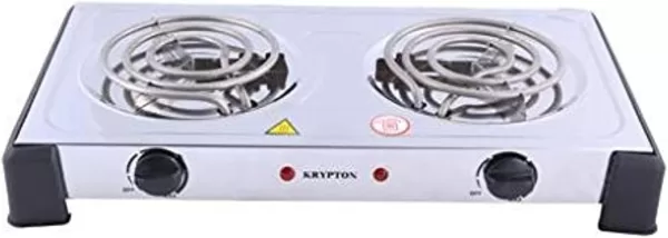 Krypton Stainless Steel 2 Burner Gas Stove